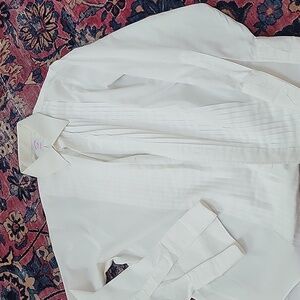 Brooks Brothers white tuxedo shirt
